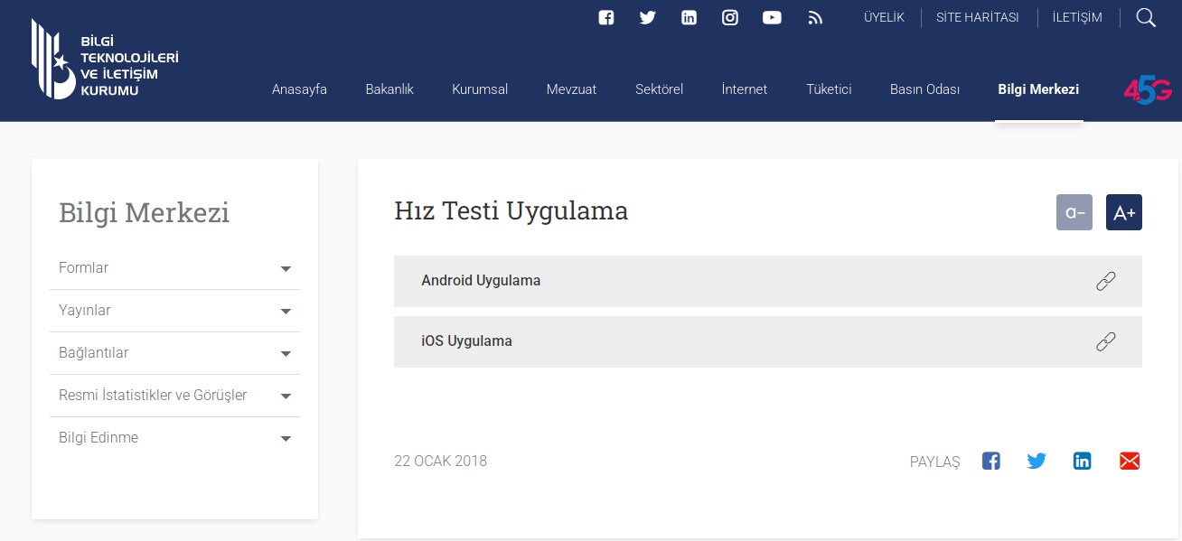 İnternet Hız Tesinizi Hemen Yapın